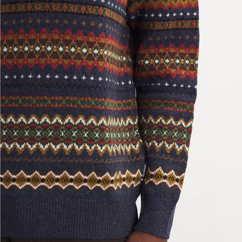 Barbour Fair Isle Wool Sweater - Picture 3 of 10